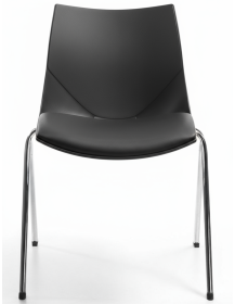 Used Bejot Shell Black Stackable Chair