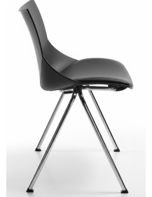 Used Bejot Shell Black Stackable Chair