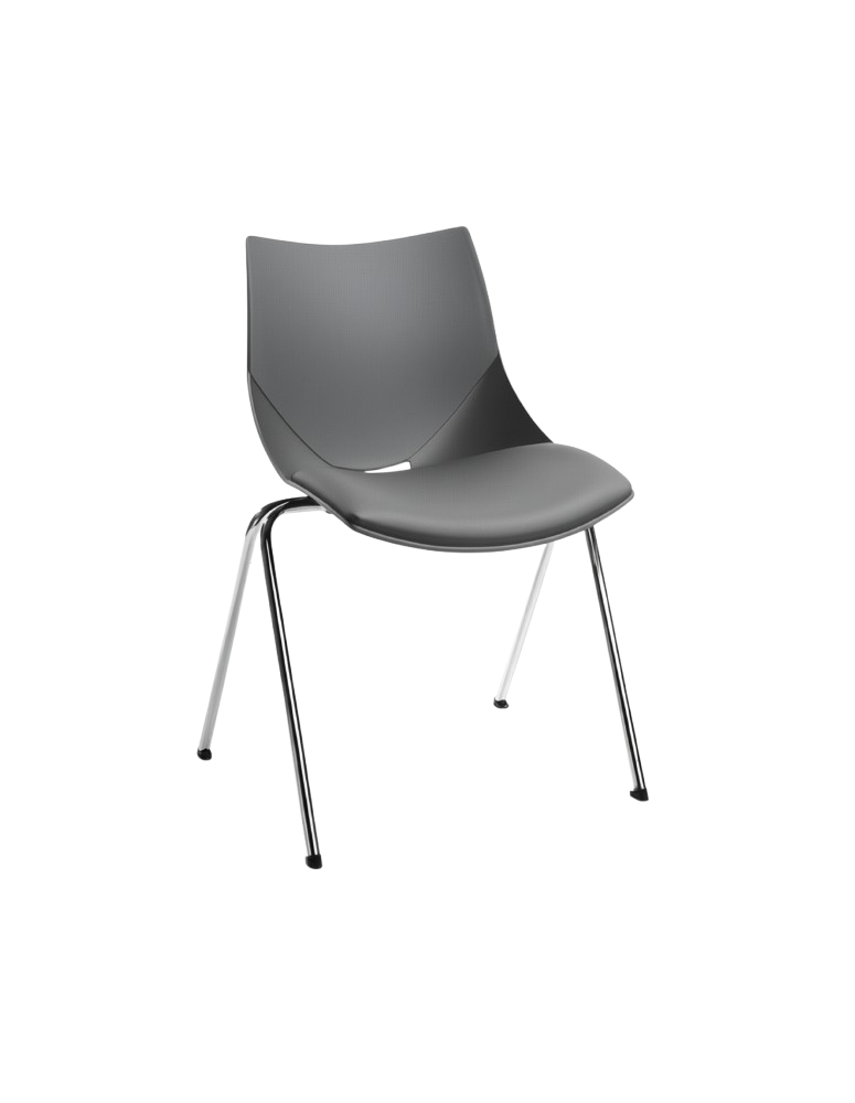 Used Bejot Shell Black Stackable Chair