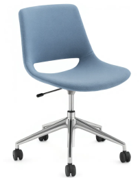 Used Arper Palm Office Chair, Blue, on Wheels