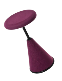 Used Purple Rocking Stool / Bar Stool, Adjustable Height