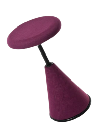 Used Purple Rocking Stool / Bar Stool, Adjustable Height