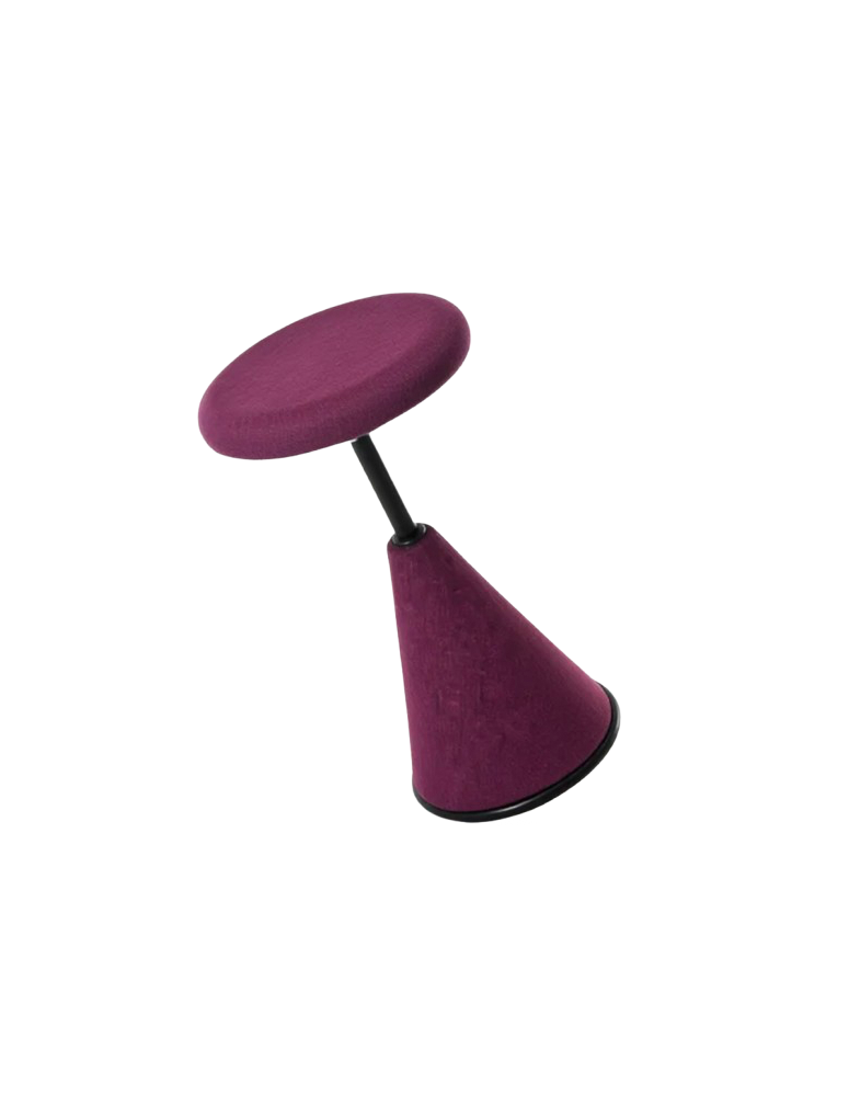 Used Purple Rocking Stool / Bar Stool, Adjustable Height