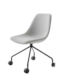 Used Grey Mishell Noti Office Chair on Wheels – Designer Chair