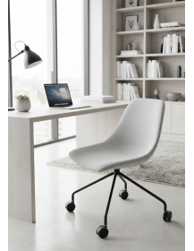 Used Grey Mishell Noti Office Chair on Wheels – Designer Chair