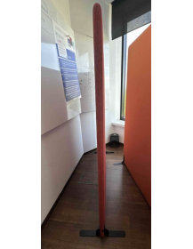 Used BuzziFree acoustic panel – red, freestanding, brand Götessons