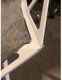 Used Magis Chair One Swivel Chair – White