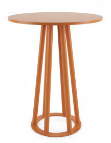 Used High Orange Bar Table – for Restaurants