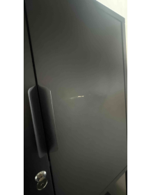 Used Minimalist Metal Cabinet – Black, Modern