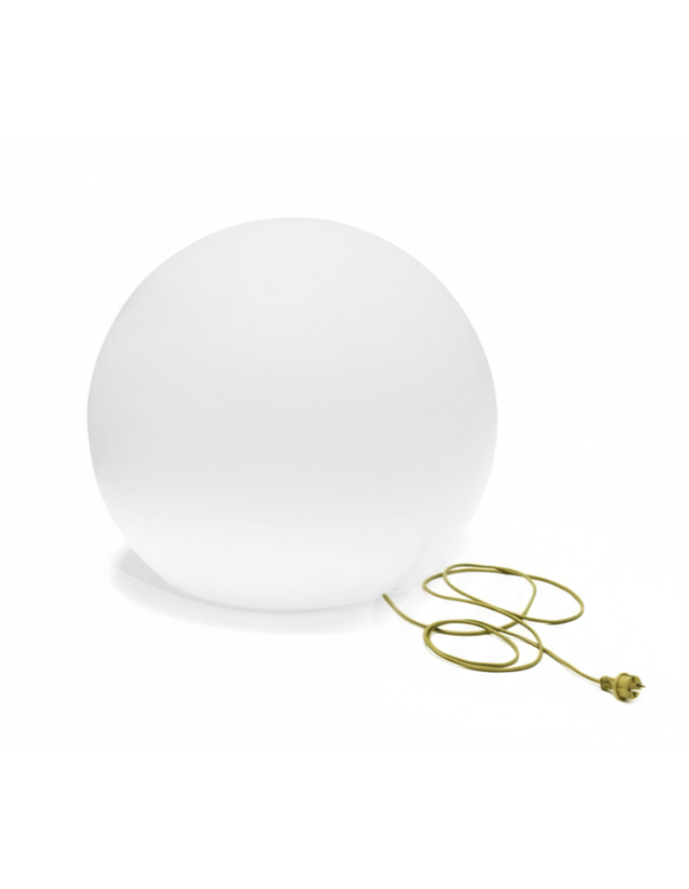 Used Pedrali Floor Lamp White Globe – Designer Standing Lamp, 43 cm Diameter