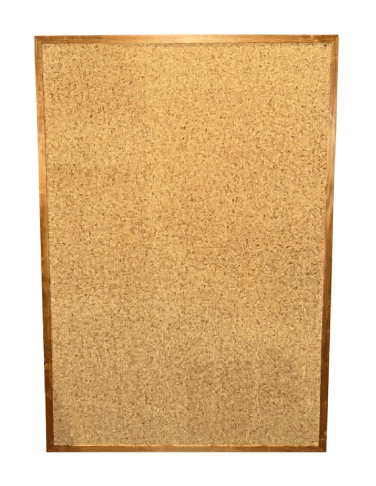 Used Wooden Cork Board 62×92 cm