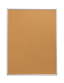 Used Cork Board with Metal Frame 89×60 cm