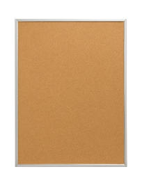 Used Cork Board with Metal Frame 89×60 cm