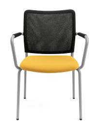 Used PROFIM SUNH2P Chair – Yellow Seat, Grey Backrest