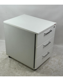 Used White MIKOMAX Office Cabinet 43×57×60 cm