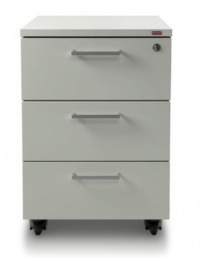 Used White MIKOMAX Office Cabinet 43×57×60 cm