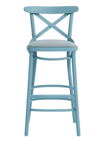 Used wooden bar stool BST-8810/2 – vintage style for kitchen, dining room and venues