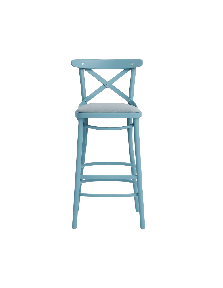Used wooden bar stool BST-8810/2 – vintage style for kitchen, dining room and venues