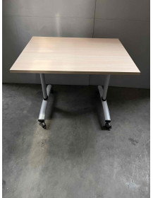Used Flip Top Desk 100 × 80 cm, mobile, foldable