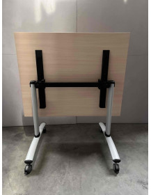 Used Flip Top Desk 100 × 80 cm, mobile, foldable