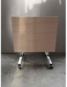 Used Flip Top Desk 100 × 80 cm, mobile, foldable