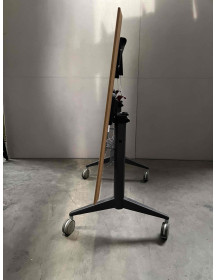 Used Foldable Desk / Mobile Table 140 × 70 cm with Media Port and Cable Management Compartment