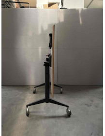 Used Foldable Flip Top Desk 140 × 70 cm on Wheels