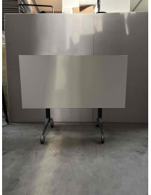 Used Foldable Flip Top Desk 140 × 70 cm on Wheels