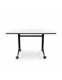 Used Foldable Flip Top Desk 140 × 70 cm on Wheels