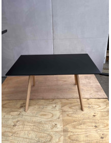 Used Rectangular Table 129 × 75 cm – Graphite Top