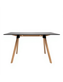 Used Rectangular Table 129 × 75 cm – Graphite Top