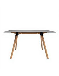 Used Rectangular Table 129 × 75 cm – Graphite Top