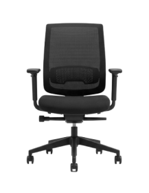 Used Steelcase Reply Air Office Chair – Black, Ergonomic, Adjustable
