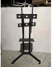 Used Techly ICA-TR6 TV Trolley – Mobile TV Stand with AV Shelf