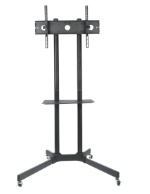 Used Techly ICA-TR6 TV Trolley – Mobile TV Stand with AV Shelf