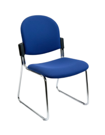 Used-conference-chair-blue-back-ergonomic-on-silver-runners-furniture-outlet-zerowastedesign-warsaw