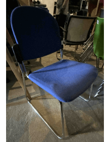 Used-conference-chair-blue-back-ergonomic-on-silver-runners-furniture-outlet-zerowastedesign-warsaw
