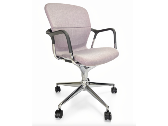 Używane krzesło biurowe konferencyjne Keyn Herman Miller jasno liliowe