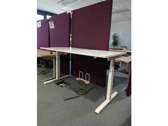 Biurko up&down 160x80 cm DD21 Biały