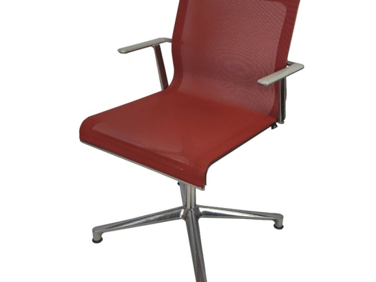 Krzesło pracownicze czerwone
