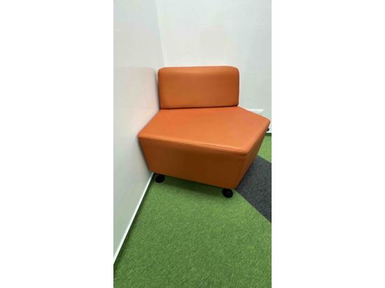 Sofa pomarańczowa 90 x 85