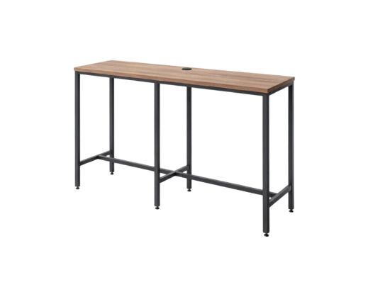 Używany stół barowy wysoki z media portem