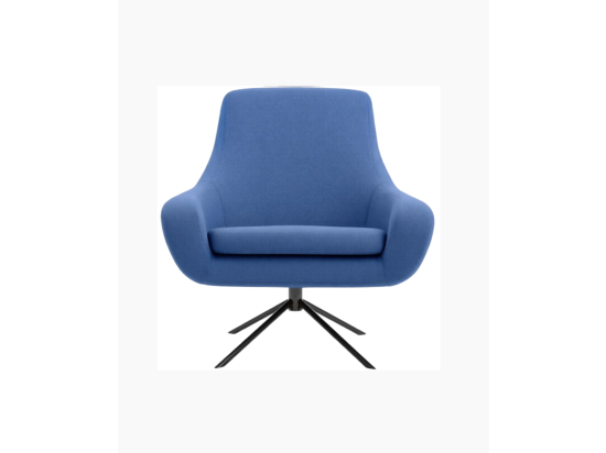 Używany fotel Noomi Softline granatowy obrotowy