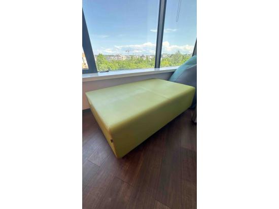 Używana Duża Pufa zielona 121 cm Bejot