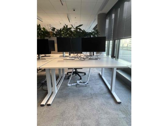 Biurko proste białe