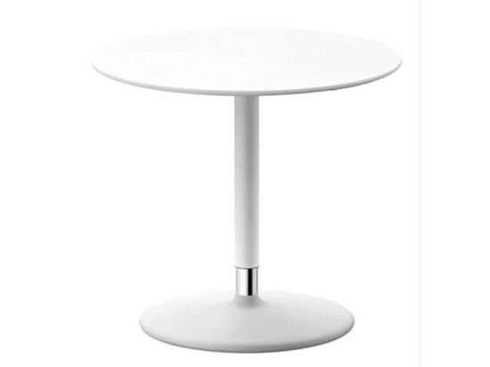Używany stolik/stół regulowany obrotowy PIX marki Arper biały