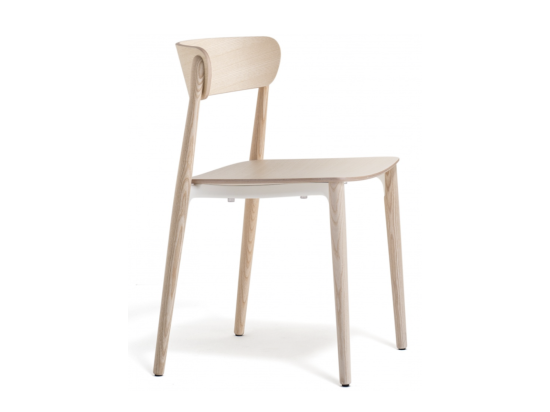 Używane krzesło Nemea 2820 Pedrali jasny kolor