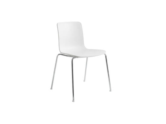 Używane krzesło kuchenne HAL Vitra białe sztaplowane