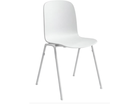 Używane krzesło biurowe / konferencyjne Steelcase Cavatina białe sztaplowane