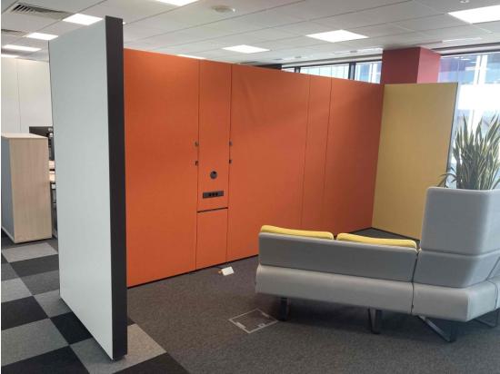 Ścianki akustyczne pomarańczowe U